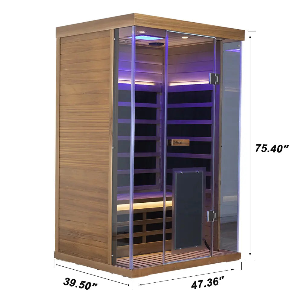 SR02 2-Person Red Cedar Infrared Sauna