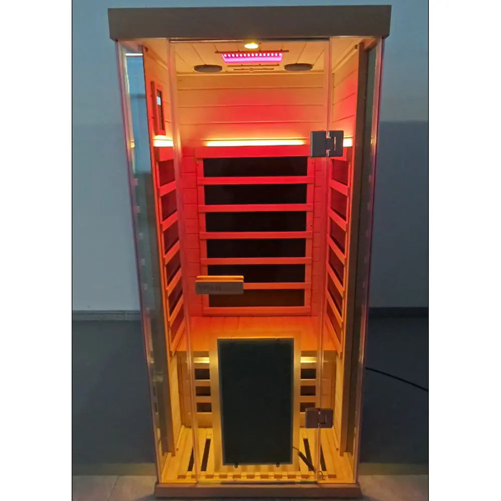 SH01 1-Person Hemlock Infrared Sauna