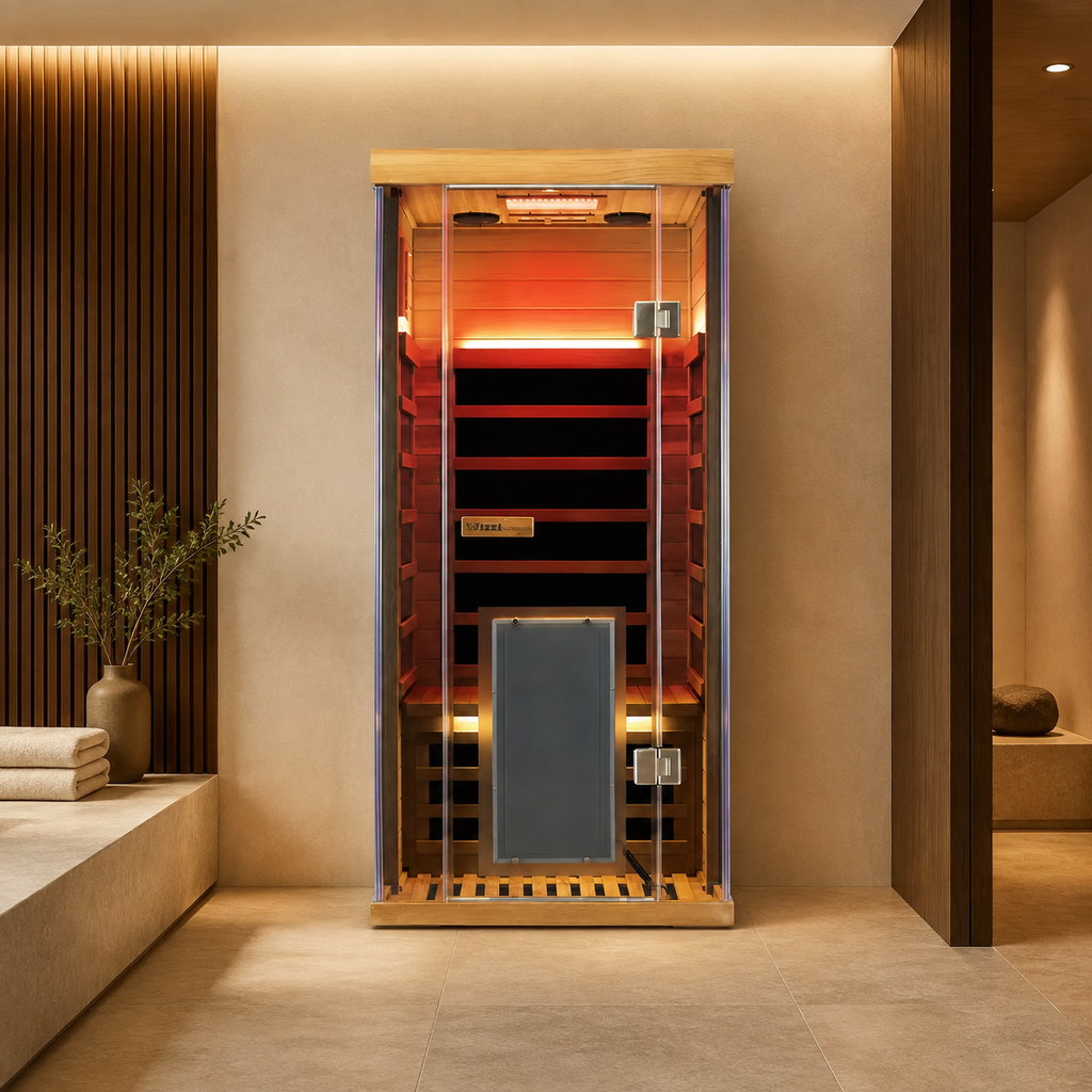 SR01 1-Person Red Cedar Infrared Sauna