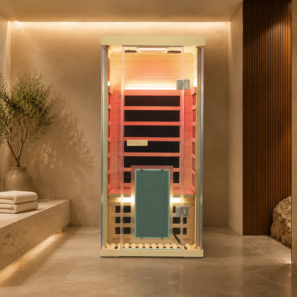 SH01 1-Person Hemlock Infrared Sauna