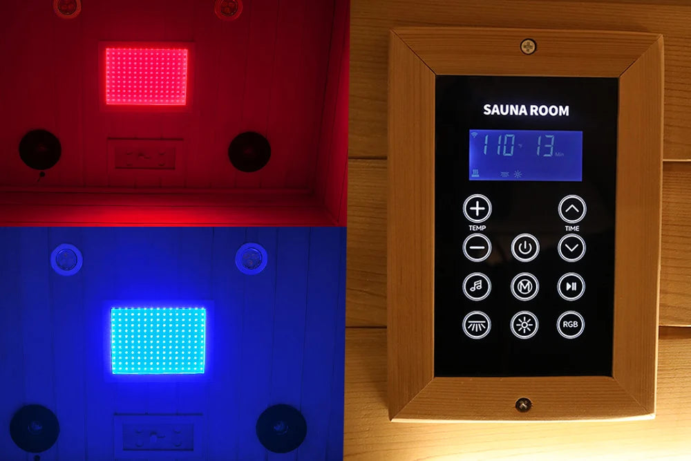 SR02 2-Person Red Cedar Infrared Sauna