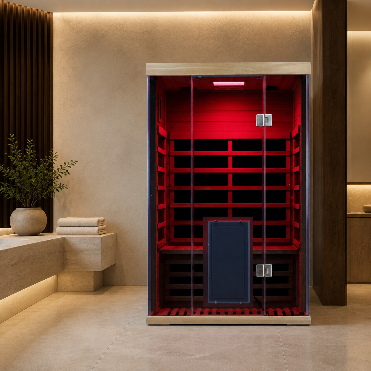 SR02 2-Person Red Cedar Infrared Sauna