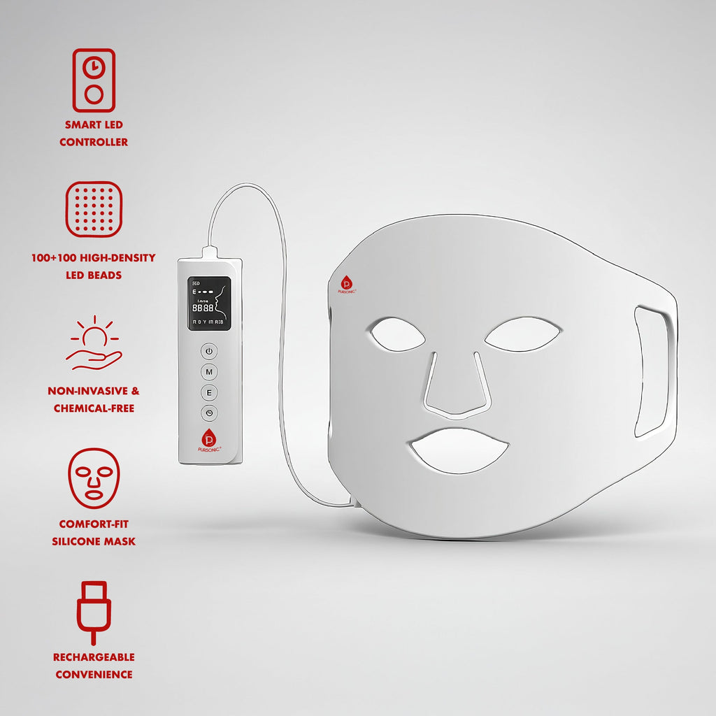2-in-1 Red Light Therapy System | Face Mask & Full-Body Panel
