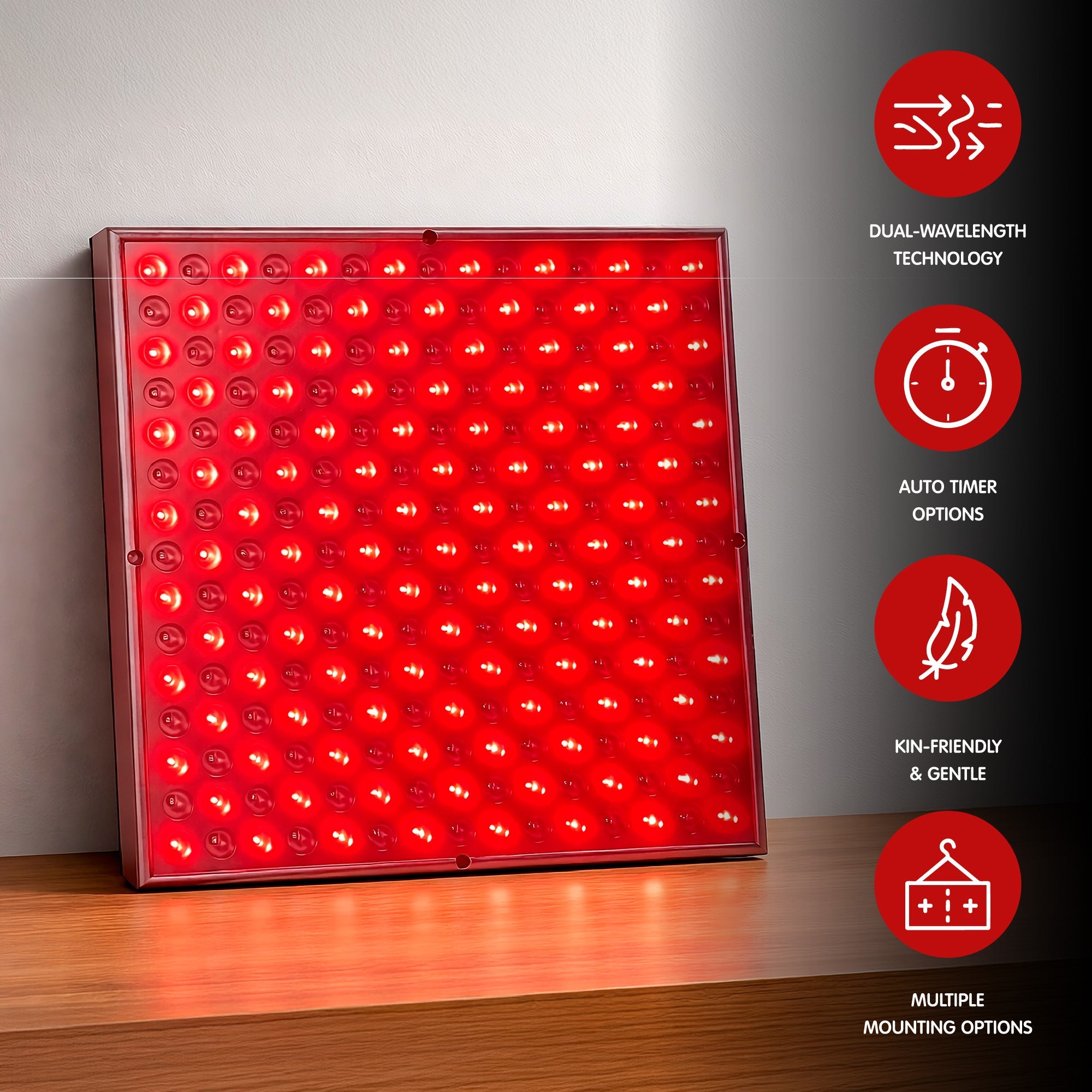 2-in-1 Red Light Therapy System | Face Mask & Full-Body Panel